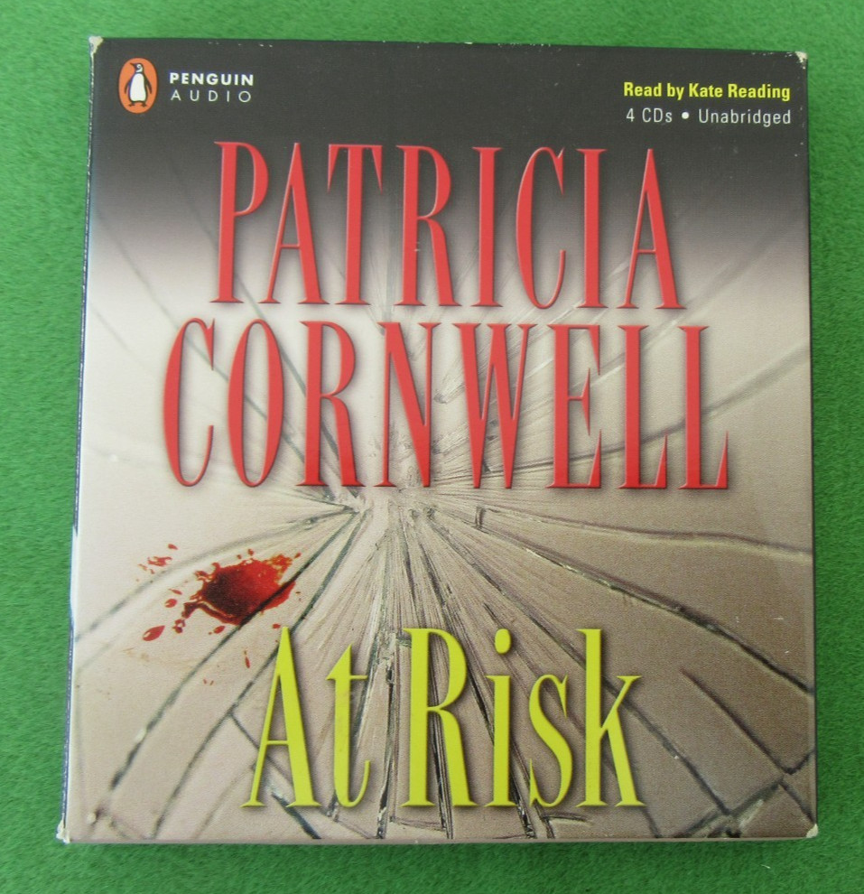 AUDIOBOOK ON 4 CDs — AT RISK BY PATRICIA CORNWELL — UNABR; 2006; WINSTON GARANO