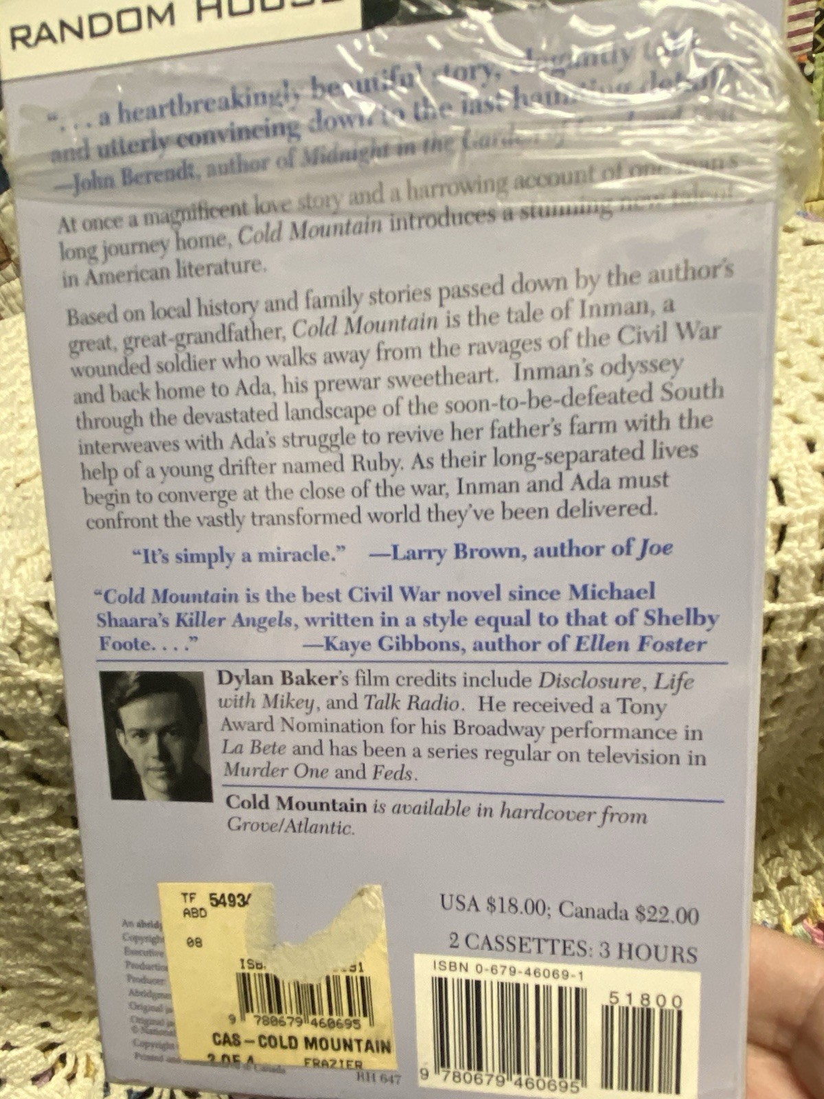 Cold Mountain Random House Audiobooks By Charles Frazier Read By Dylan Baker