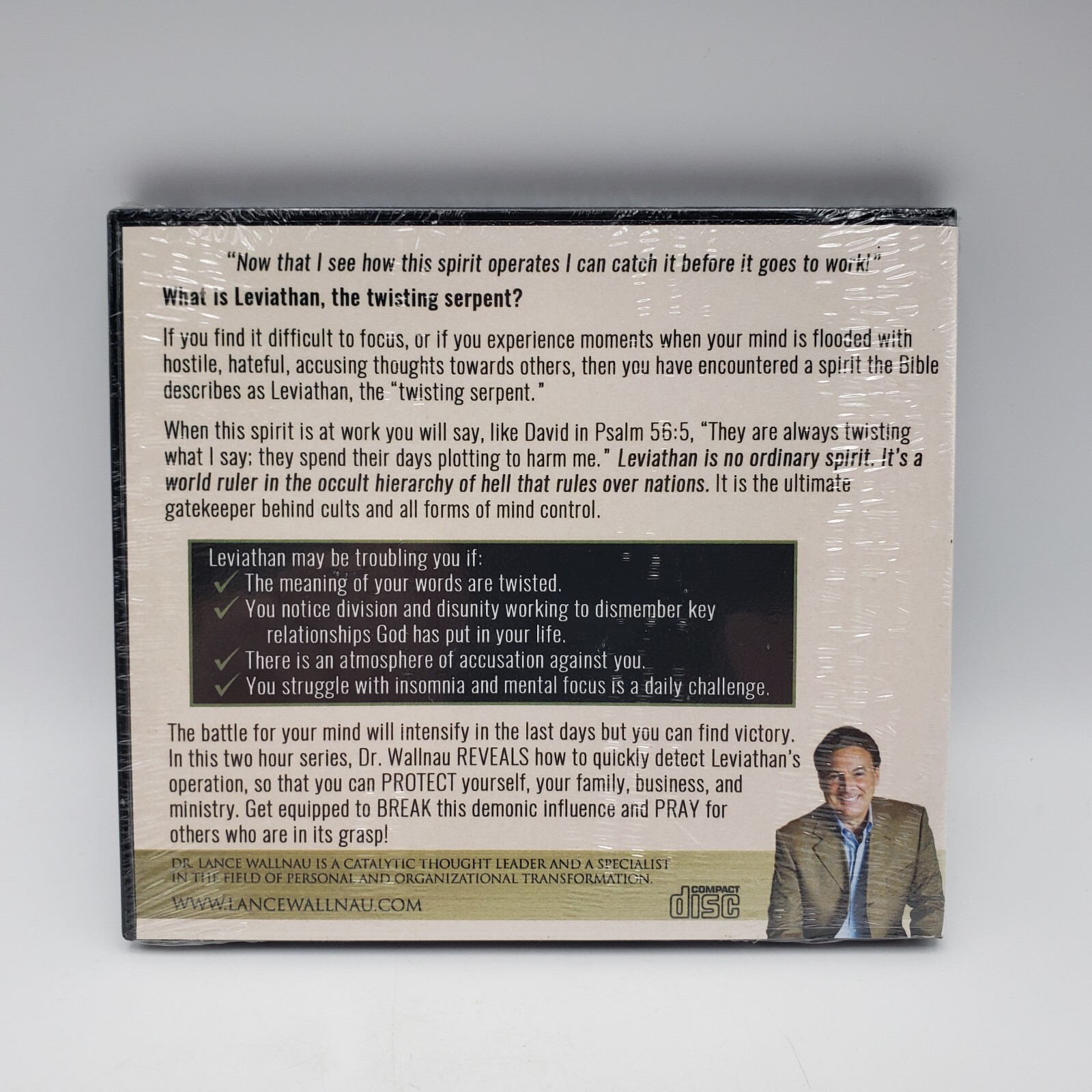 Leviathan: How to Break Controlling Sprits in your Life by Dr. Lance Wallnau CD