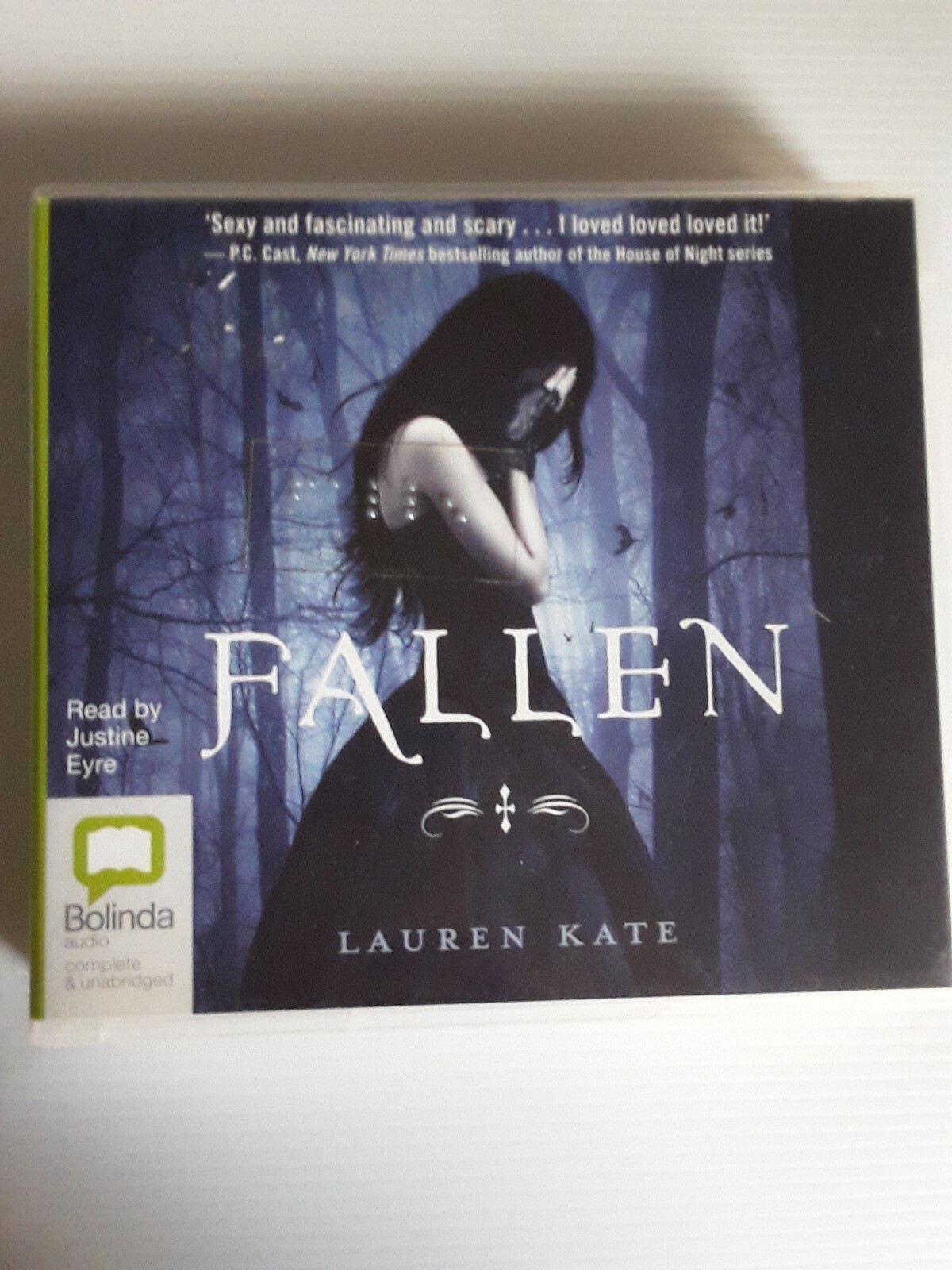 FALLEN By Lauren Kate Bolinda Audio Book CD English Read Justine Eyre