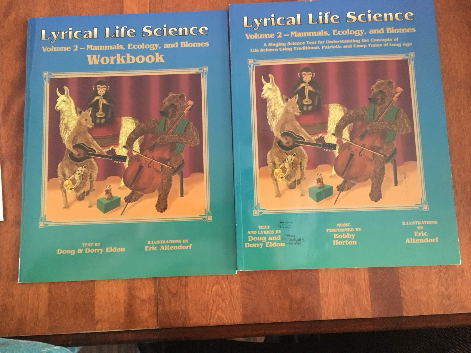 Lyrical Life Science Volume 2 — Workbook & Textbooks Mammals, Ecology, and Biom