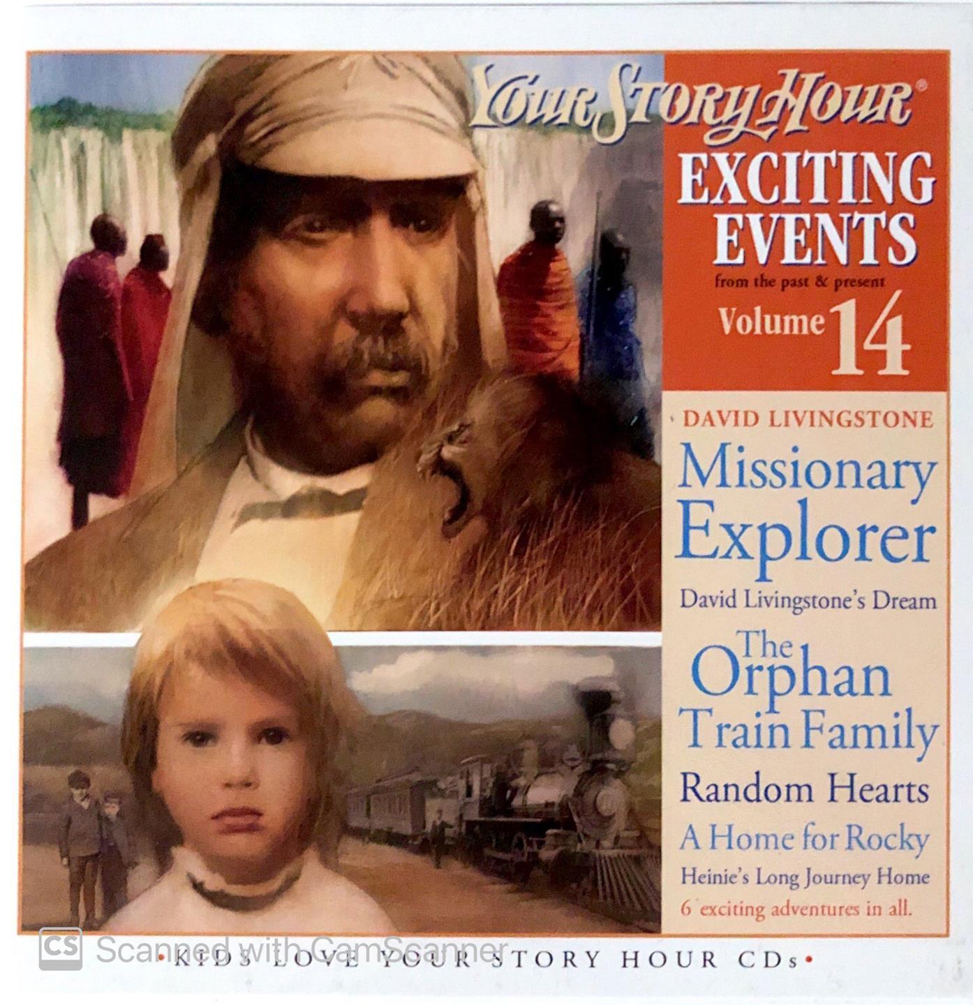 New YOUR STORY HOUR EXCITING EVENTS Series Volume 14 3-CD Audio Set