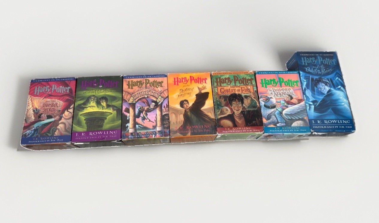Harry Potter Audiobook Lot 1-7 Complete Series Jim Dale Cassette Unabridged