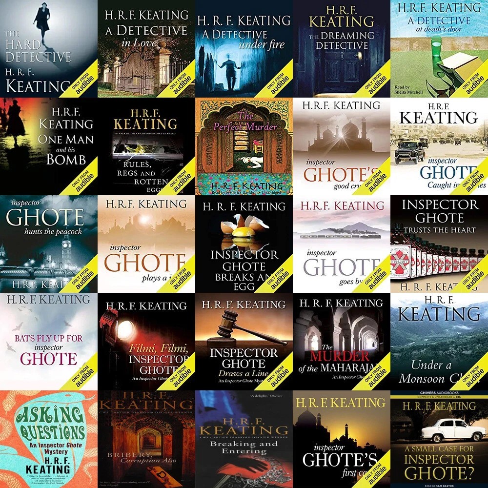 The Inspector GHOTE Mysteries By HRF Keating — 21 MP3 Audiobook Collection