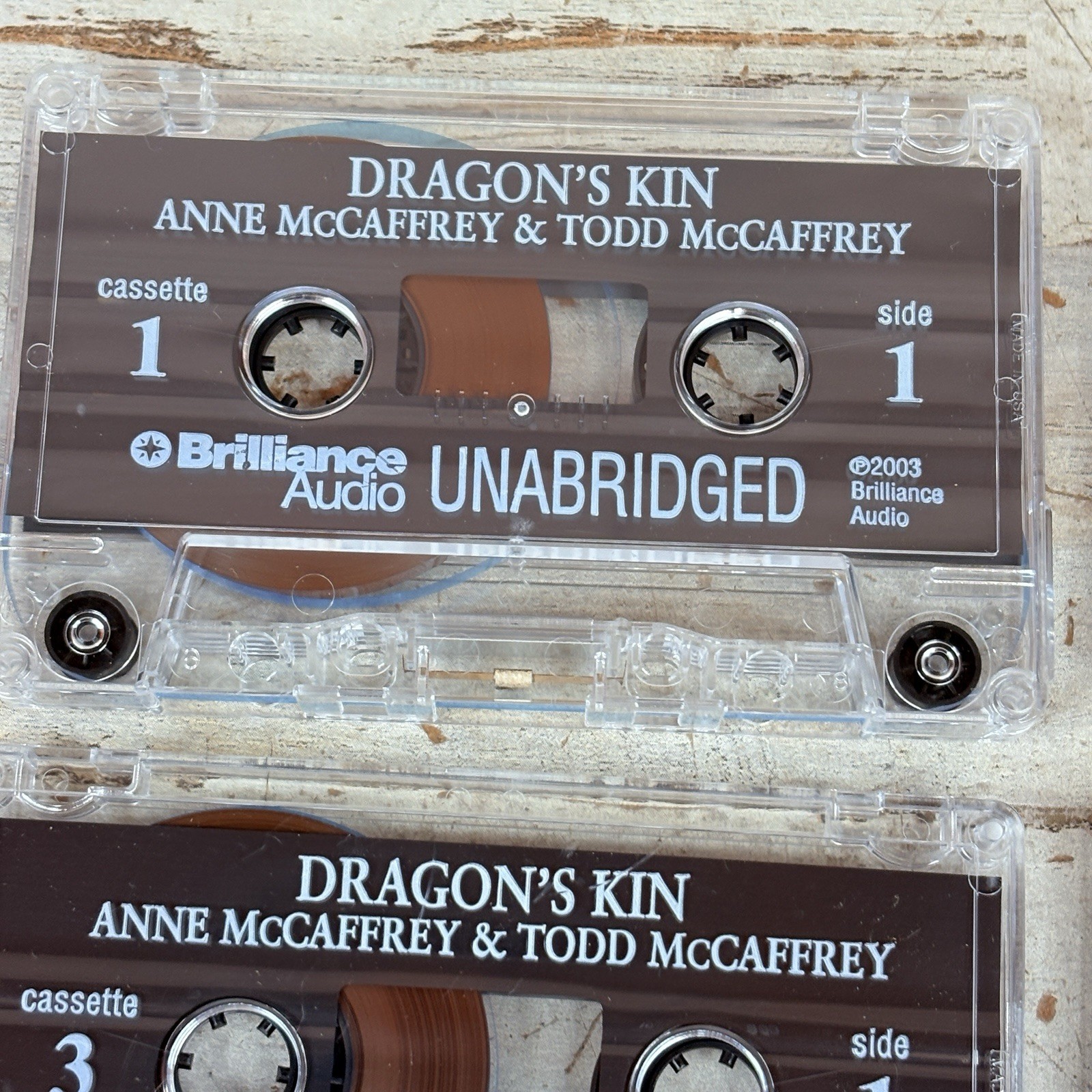 Dragon’s Kin by Todd & Anne McCaffrey 2003 Fantasy Novel Audiobook Cassette
