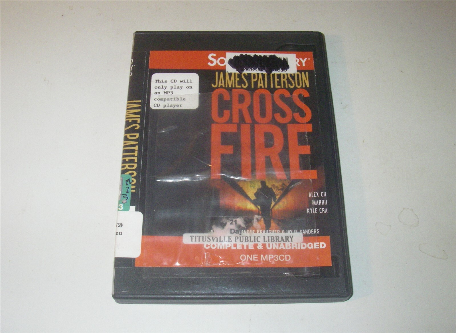 CROSS FIRE BY JAMES PATETRSON AUDIOBOOK AB320