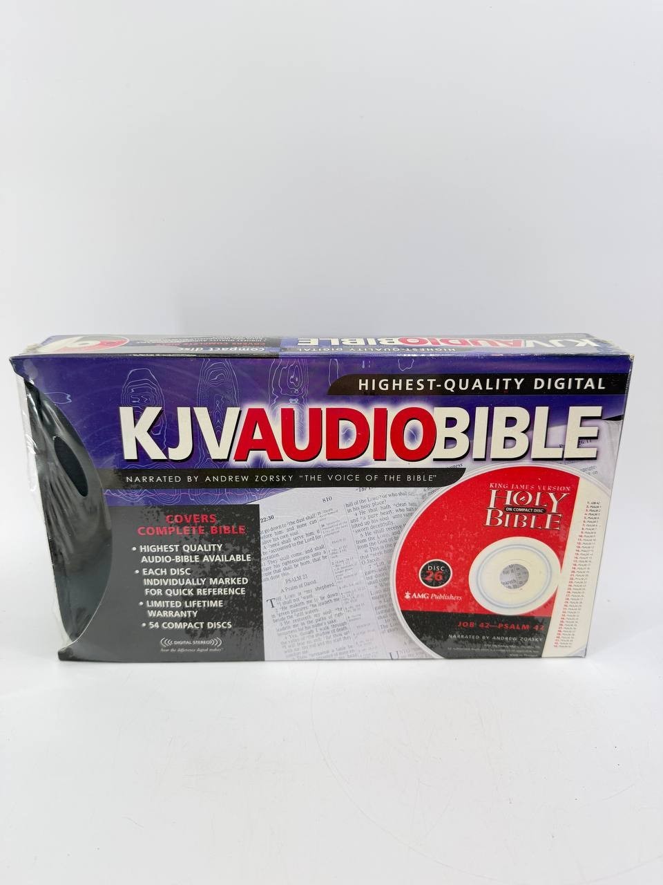 KJV Audio Bible Complete Holy Bible 54 CD Box Set Andrew Zorsky New Sealed