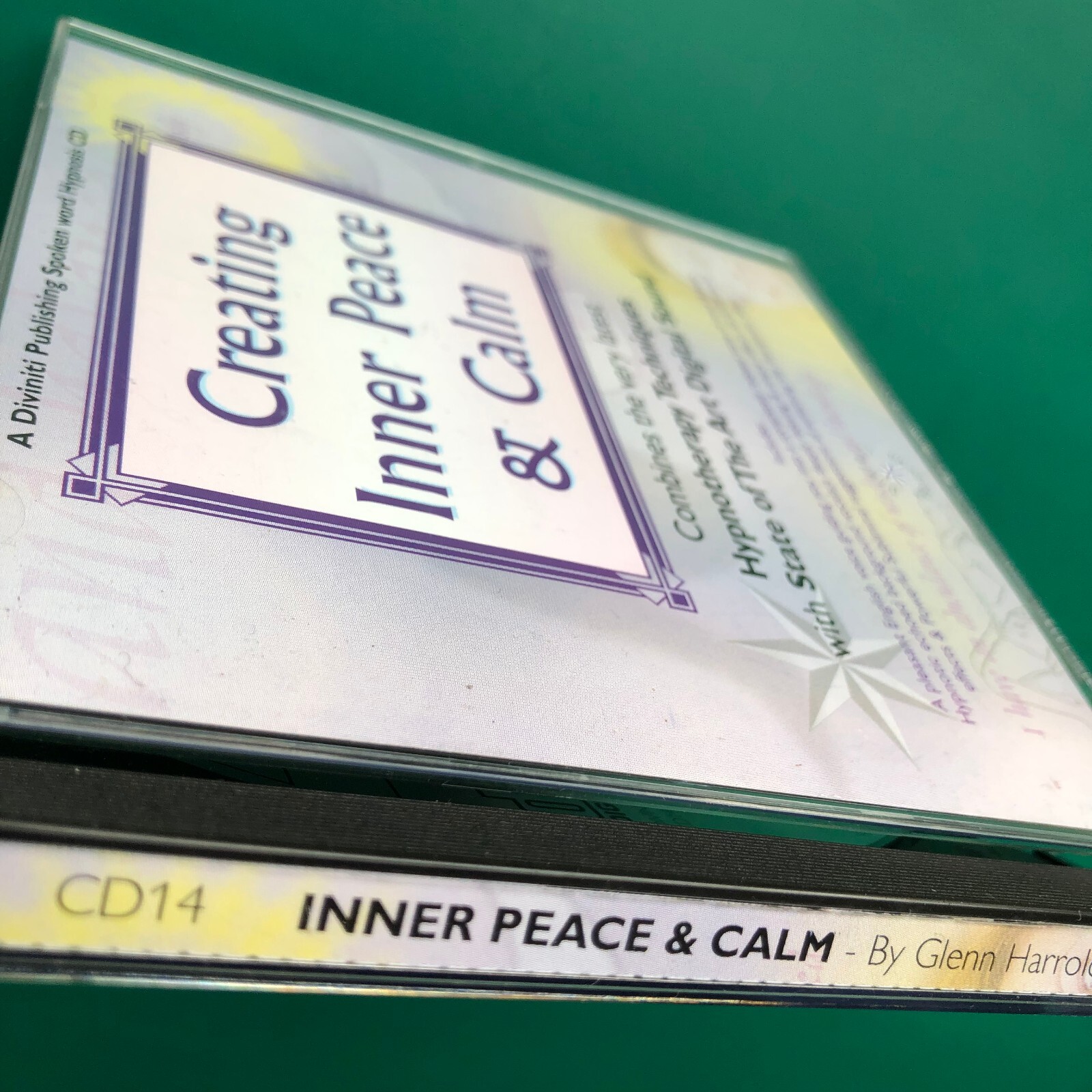 Glenn Harrold CREATING INNER PEACE & CALM Hypnotherapy Techniques Audio Guide CD