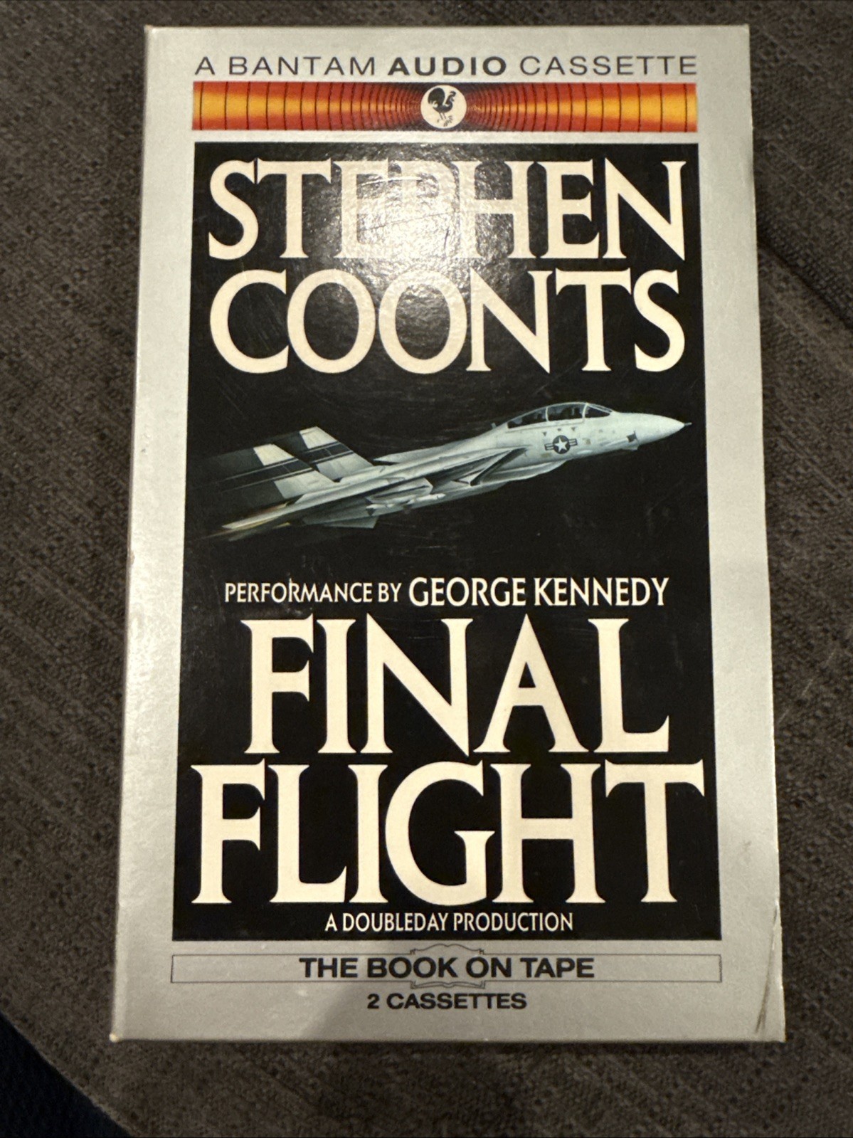 Final Flight by Stephen Coonts — 2 Cassettes Audiobook — VG+