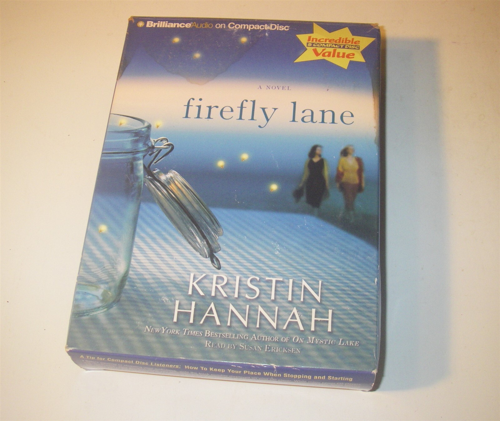 FIREFLY LANE KRISTIN HANNAH AUDIO BOOK
