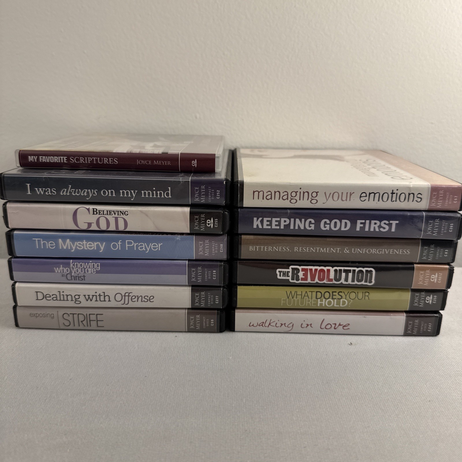 Joyce Meyer Large 13 Count Assorted Audiobook CD Christianity (Very Good)