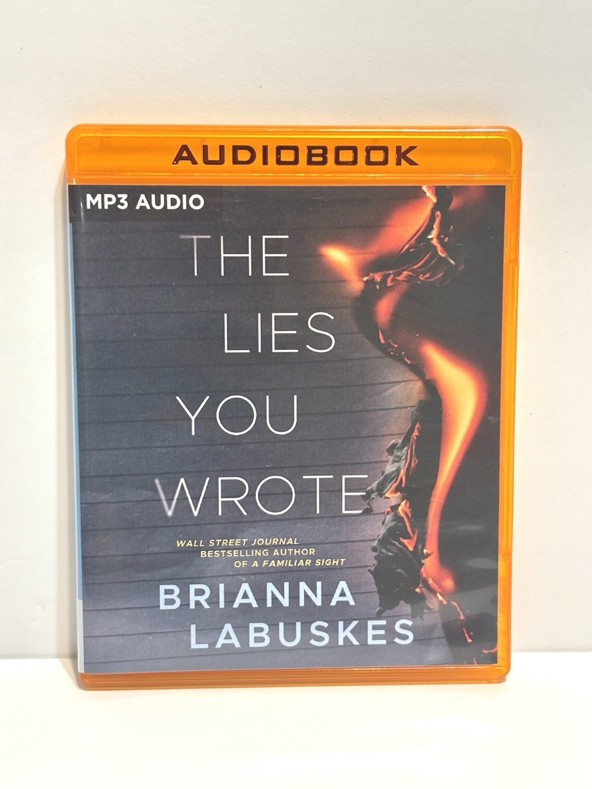 The Lies You Wrote Audiobook — Brianna Labuskes — W Orange Case