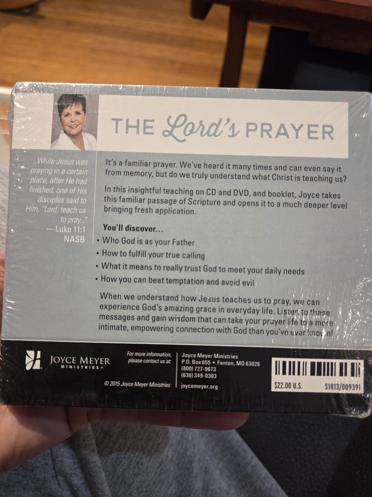 The LORDS PRAYER Joyce Meyer Audio CD And DVD SET Christian Teacher Author
