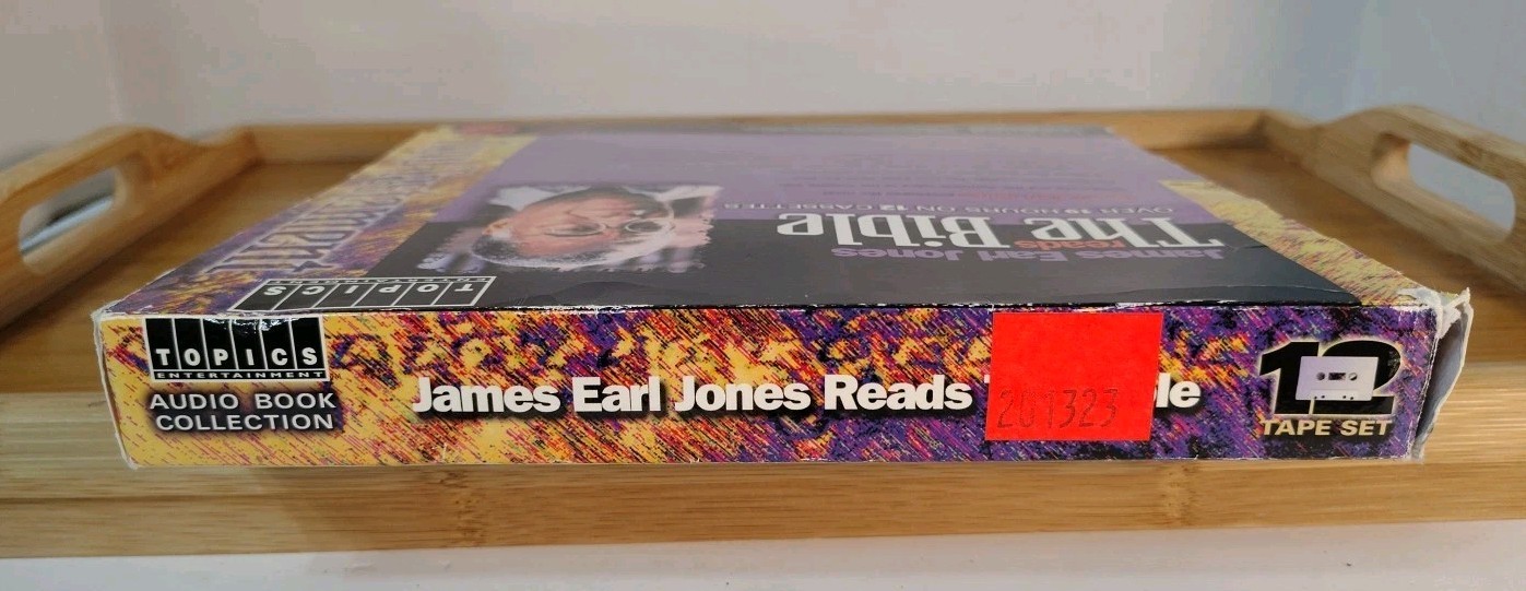 James Earl Jones Reads the Bible — New Testament Audio Book Cassette Set 12 2002
