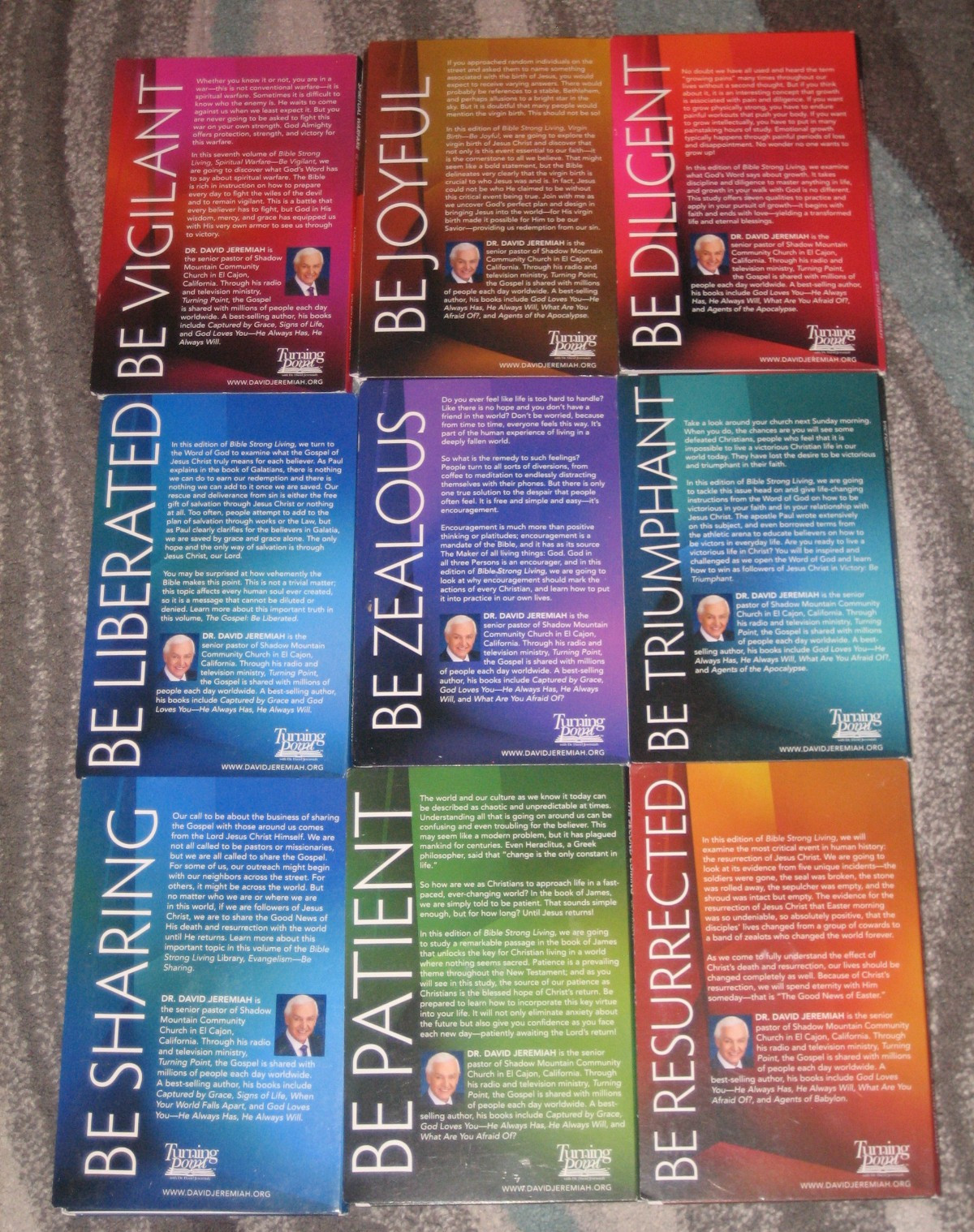 Lot of 9 David Jeremiah Bible Strong Living Library Easter & More CD’s & Books
