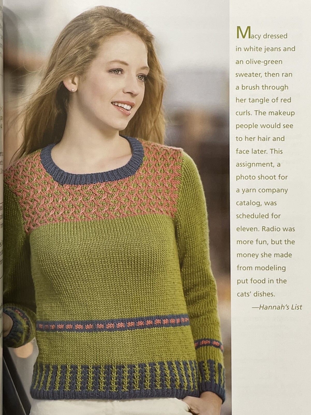 KNIT ALONG WITH DEBBIE MACOMBER-HANNAH’S LIST Character Favorites-Brand New Book