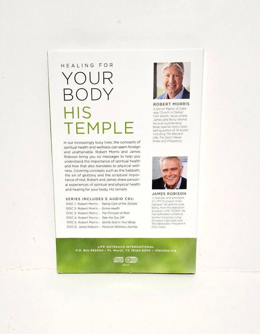 Healing for Your Body His Temple 6 CD Series Robert Morris James Robison 2018