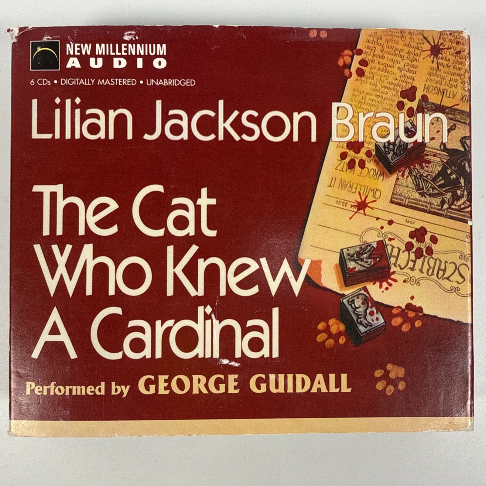 THE CAT WHO KNEW A CARDINAL by Lilian Jackson Braun (Unabridged AUDIO CD)