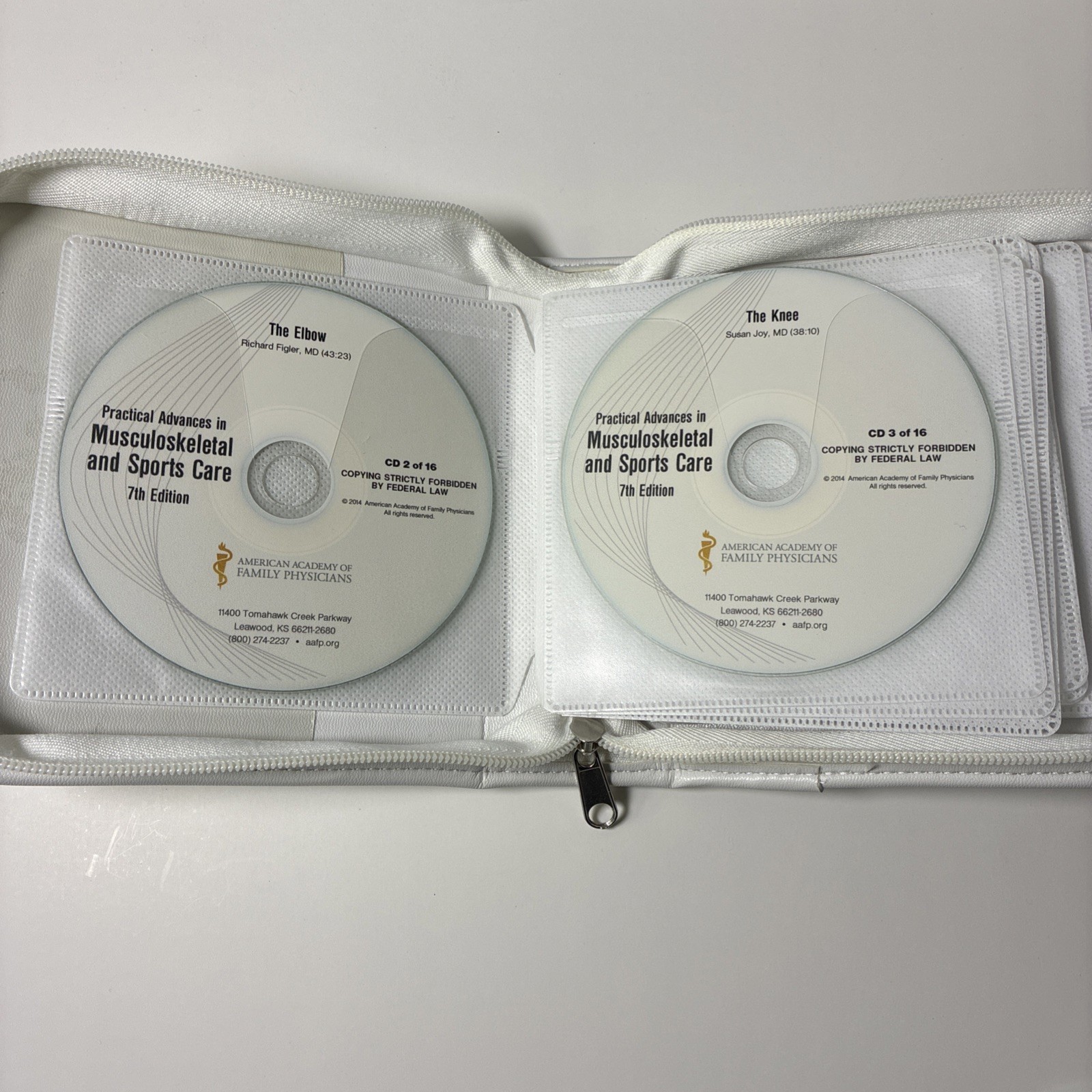 AAFP Muskuloskeletal and Sports Care 7th CD Audio Companion 16-Disk Set