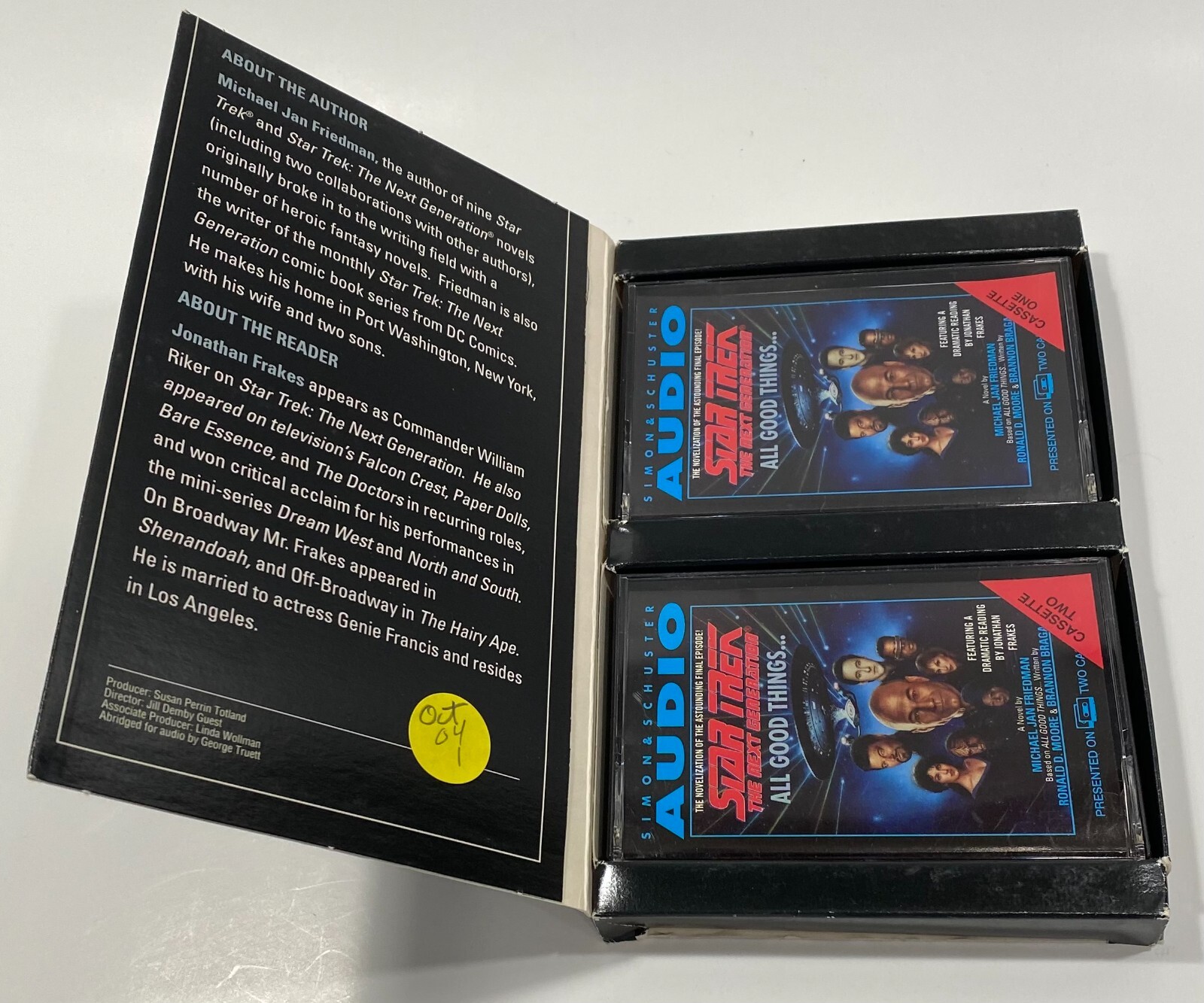 All Good Things Star Trek Next Generation Michael Jan Friedman Cassette Abridged