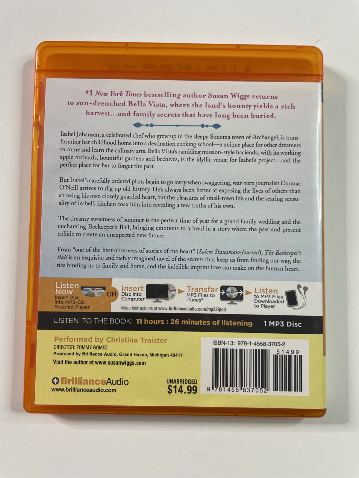 The Beekeeper’s Ball by Susan Wiggs Unabridged Audiobook MP3