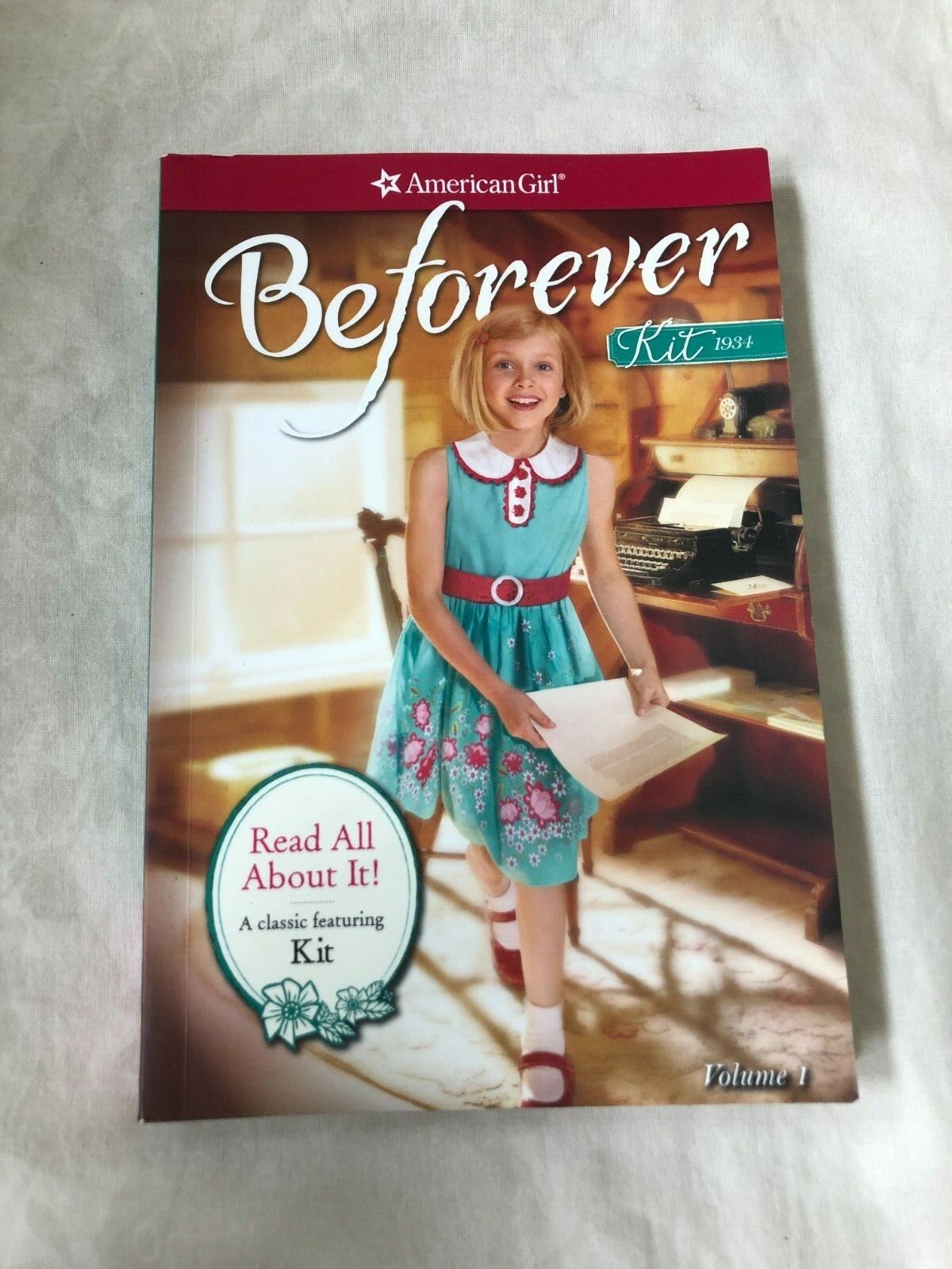 American Girl Doll Book Beforever Kit 1934 Read All About It! by Valerie Tripp