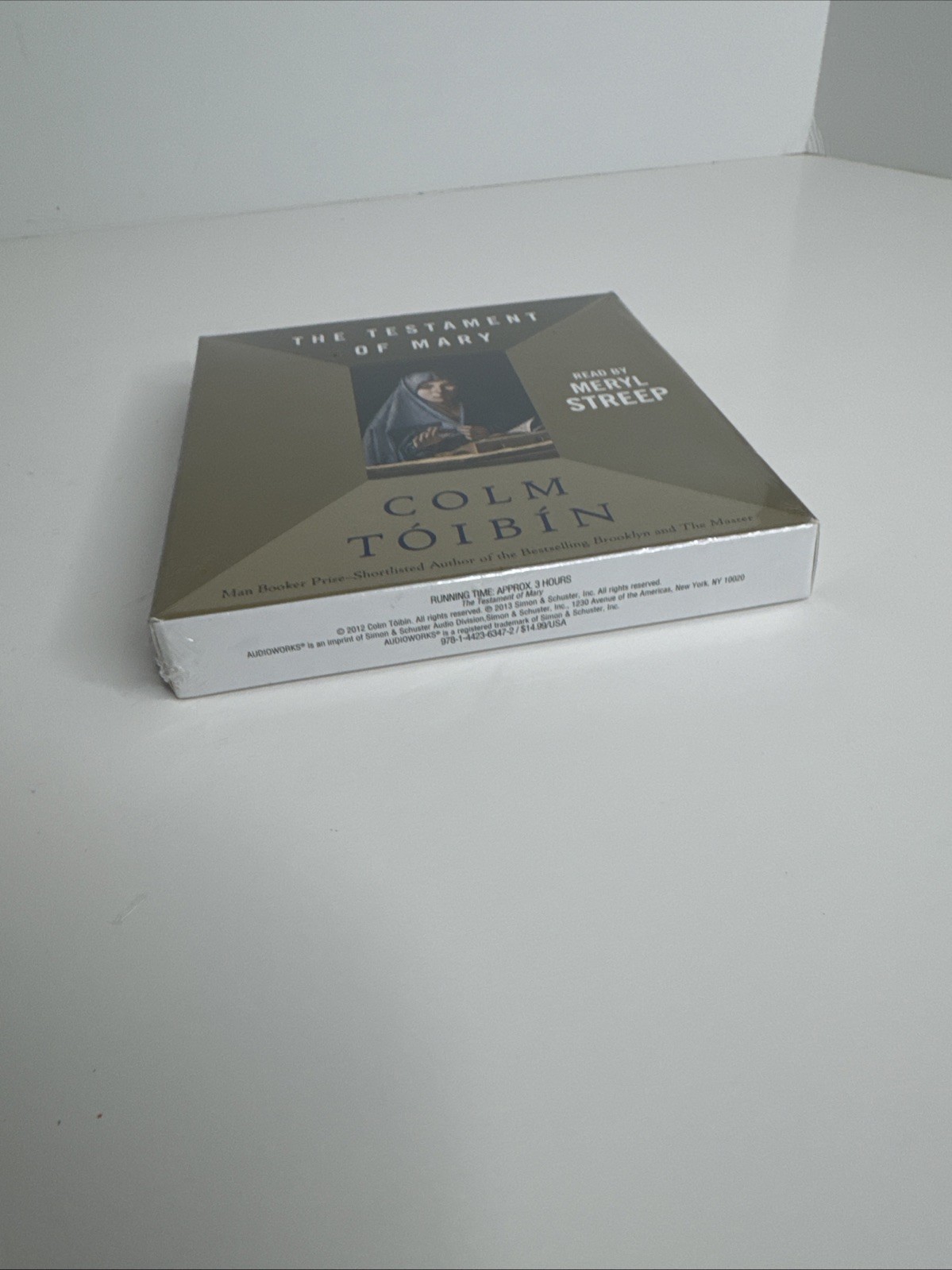 The Testament of Mary by Colm Tóibín Audiobook 3 CDs Read by Meryl Streep — New