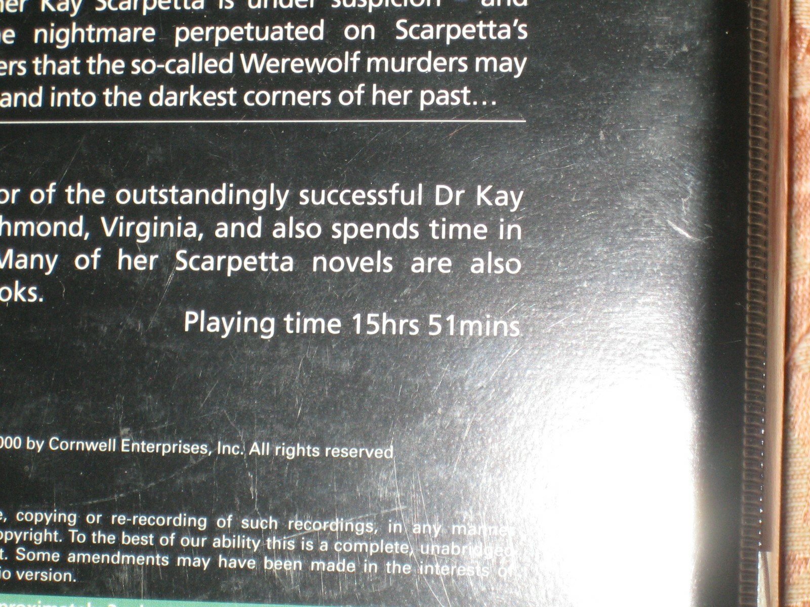 PATRICIA CORNWELL THE LAST PRECCINCT KAY SCARPETTA 14 AUDIO CD’S BOX SET 14 HRS