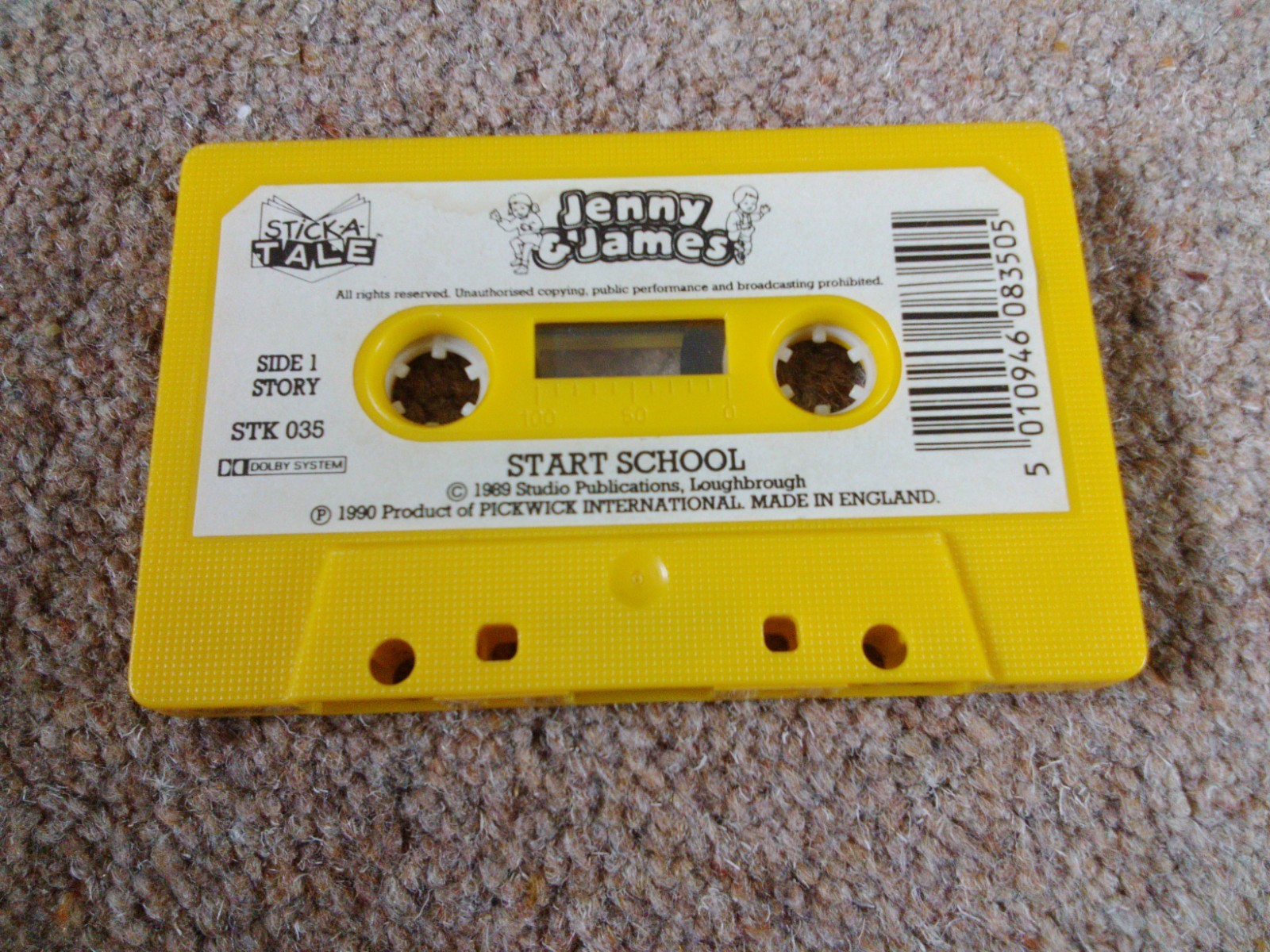 Jenny and James START SCHOOL Children’s story Pickwick Audio Cassette / tape