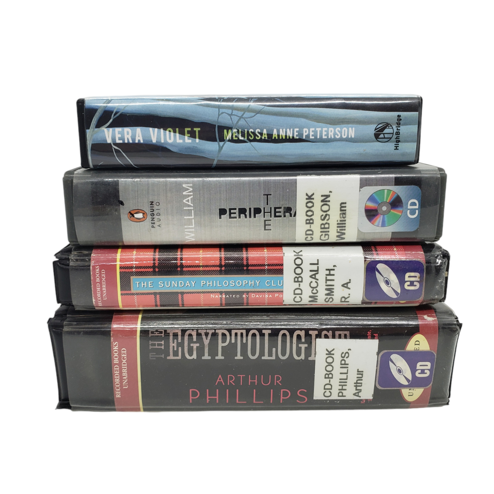 4 Books Mystery Suspense Audiobooks Lot CDs Unabridged Arthur Phillips