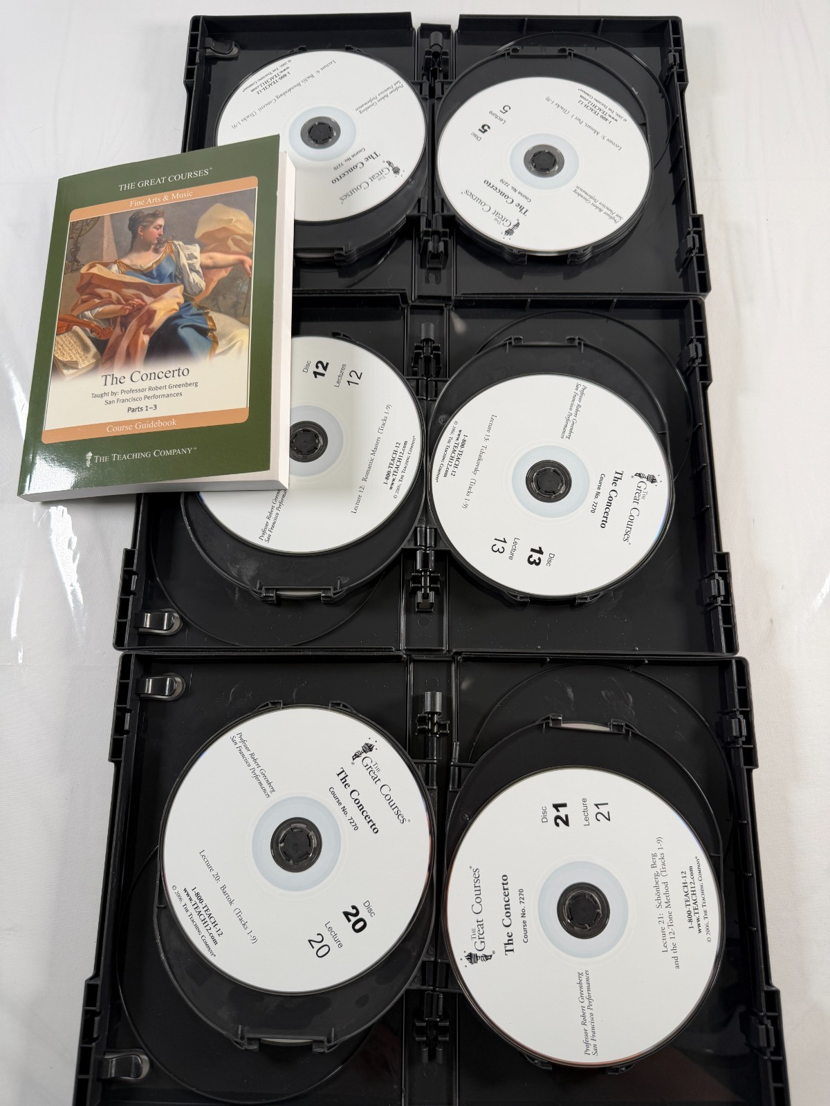 The Great Courses The Concerto CD Set 3 Parts with Guidebook Fine Arts & Music