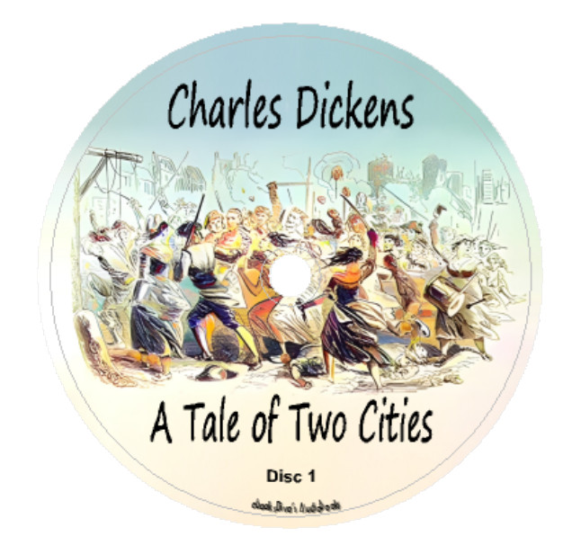 A Tale of Two Cities Charles Dickens Fiction Audiobook in 14 Audio CDs