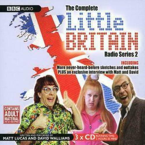 LITTLE BRITAIN RADIO SERIES 2 3 CD AUDIO BOOK NEW SEALED+30 MIN EXTRAS TOM BAKER