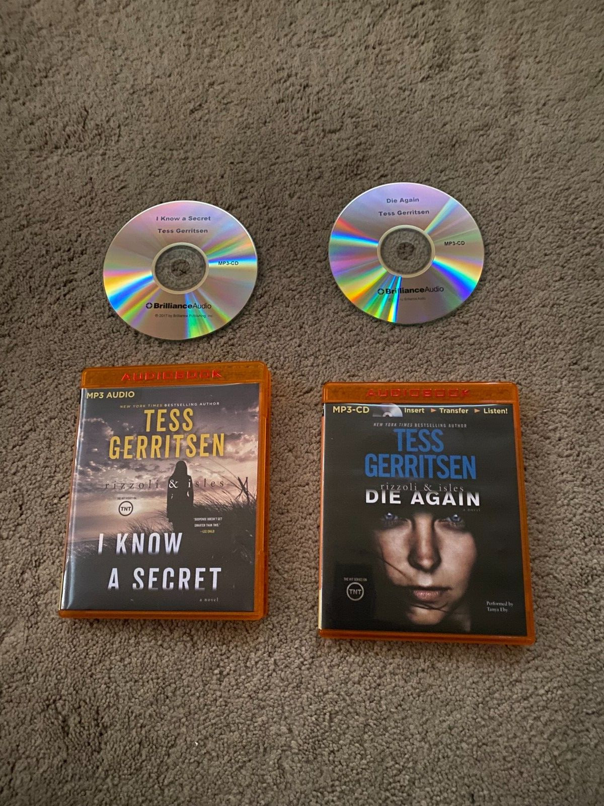 DIE AGAIN / I KNOW A SECRET TESS GERRITSEN MP3-CD AUDIOBOOKS RIZZOLI & ISLES