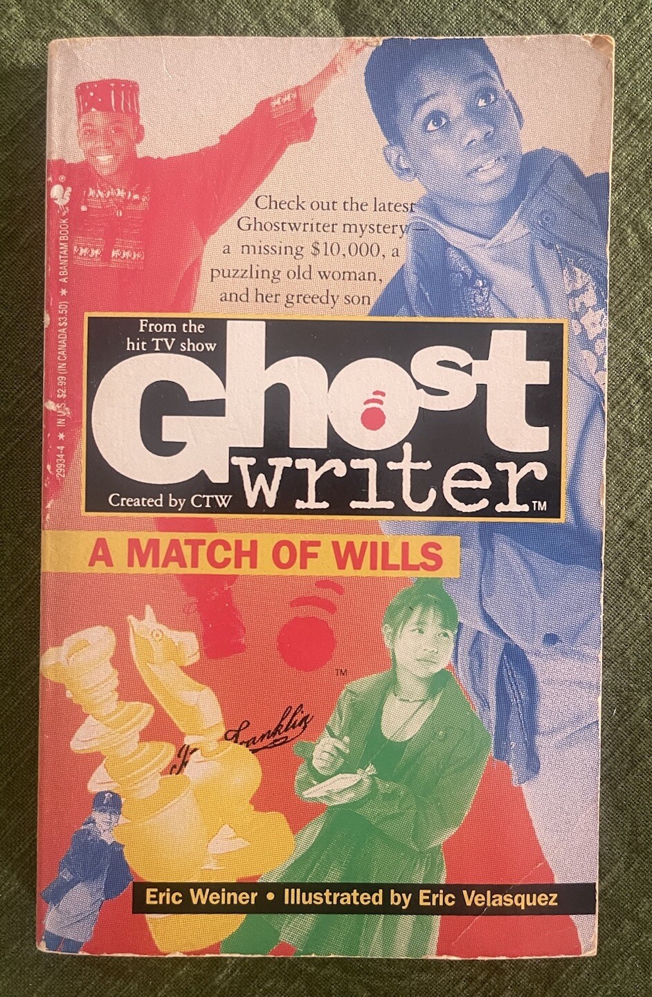 Ghost Writer — A Match of Wills — Eric Weiner — Paperback