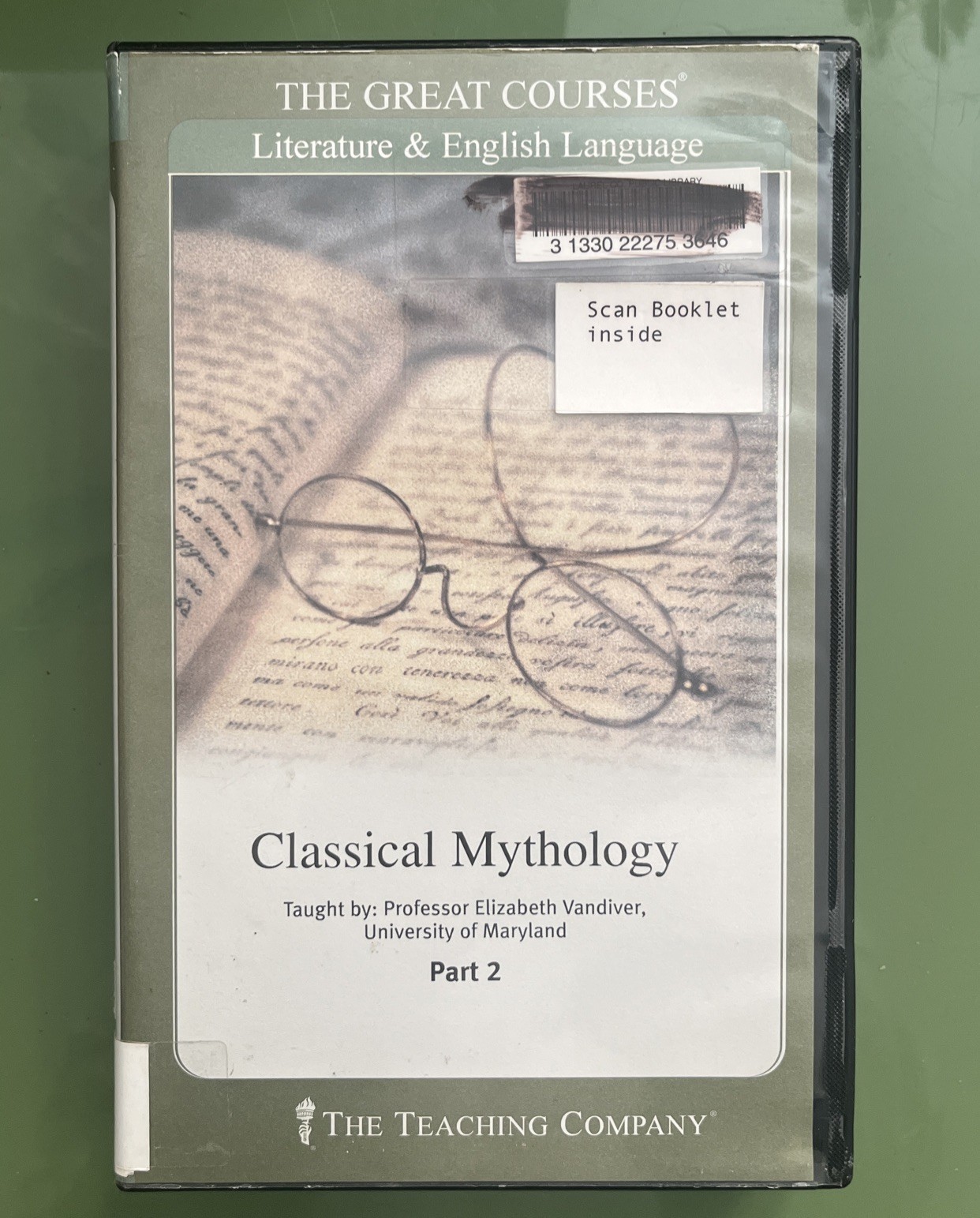 Great Courses — Classical Mythology Parts 2 — Book & 12 Audio CDs —