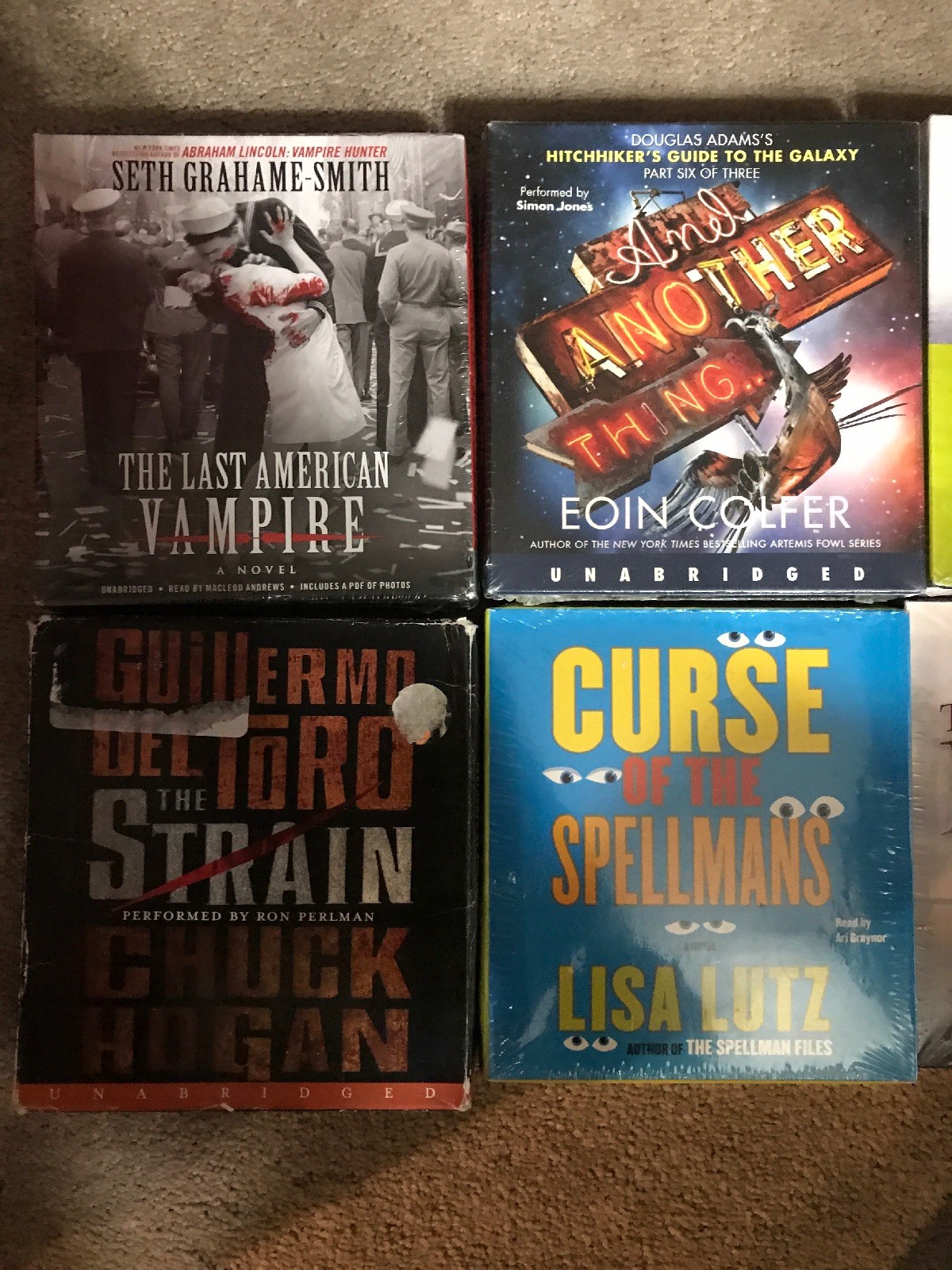 Mixed lot of 6 audiobooks various authors all $20+ Individually 5 Brand New