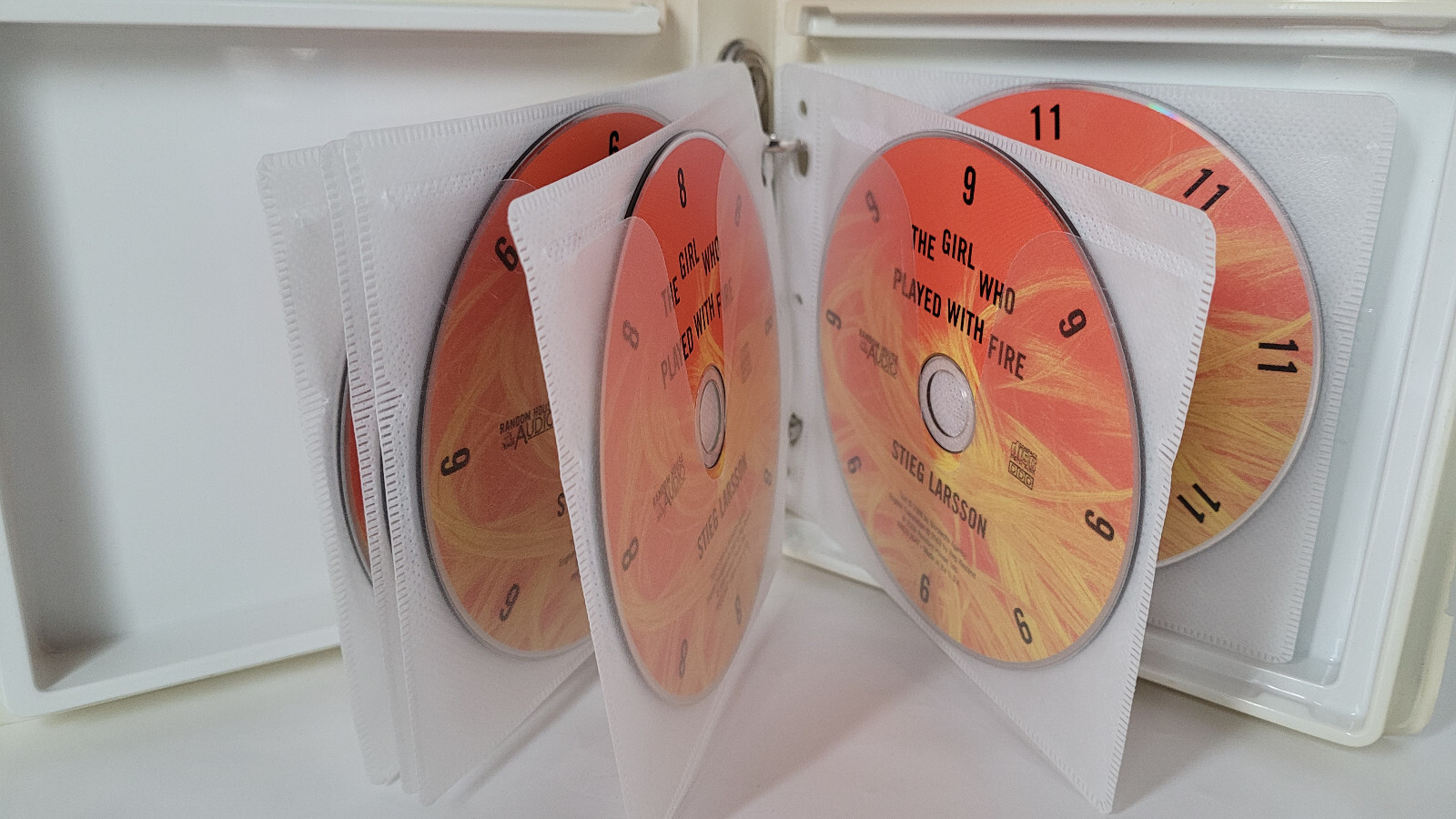«The Gir Who Played with Fire» 15 disc audiobook author Stieg Larsson