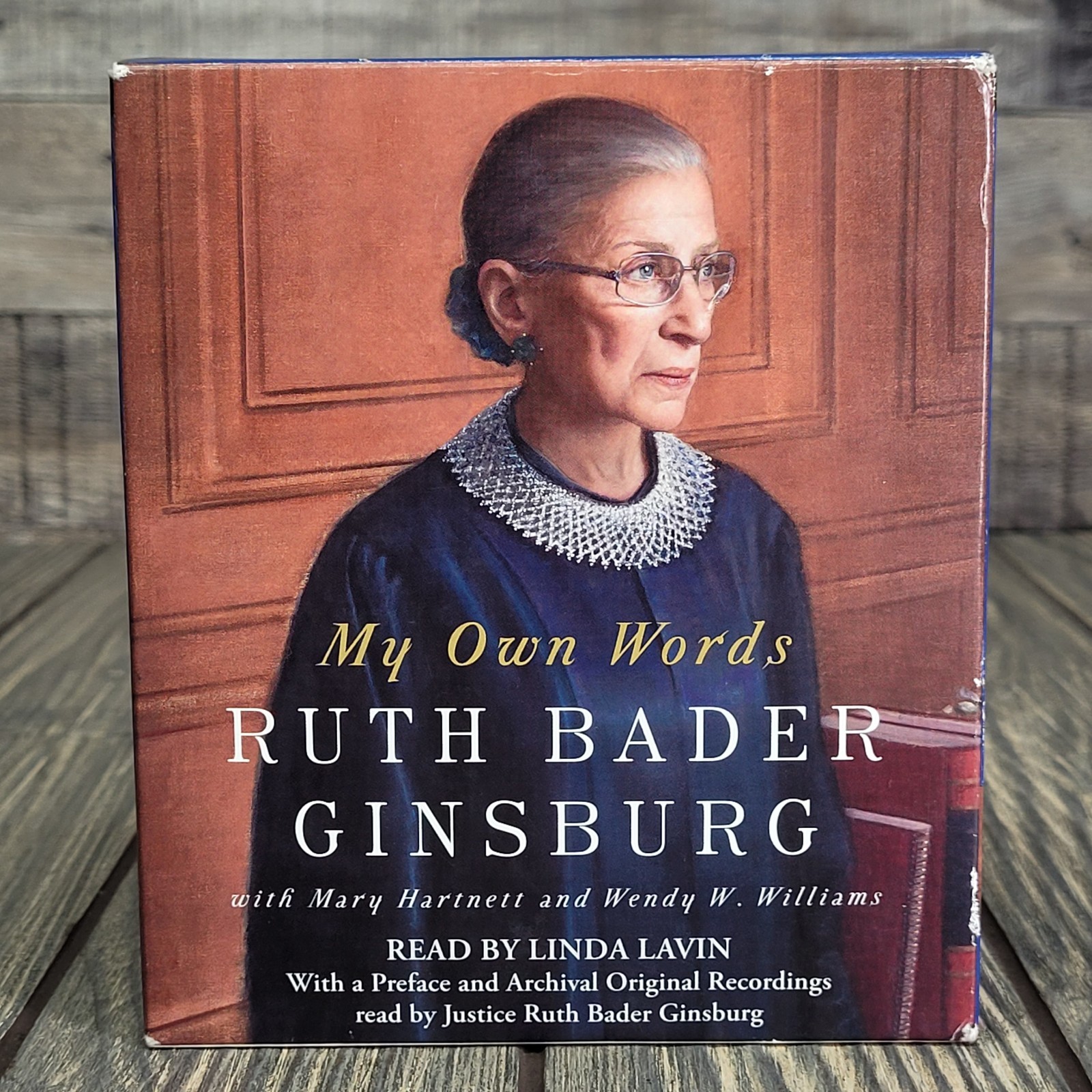 Ruth Bader Ginsburg: My Own Words (10 CD Audiobook) Excellent Open/Unused