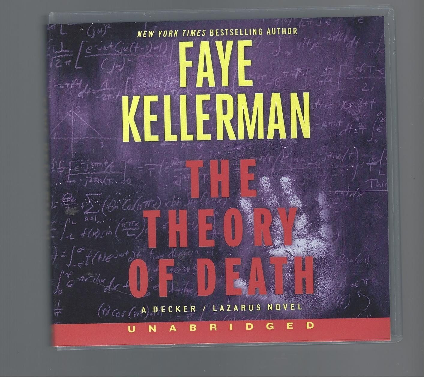 THE THEORY OF DEATH Audio Book by Faye Kellerman 2015 Unabridged 11 CD’s Harper