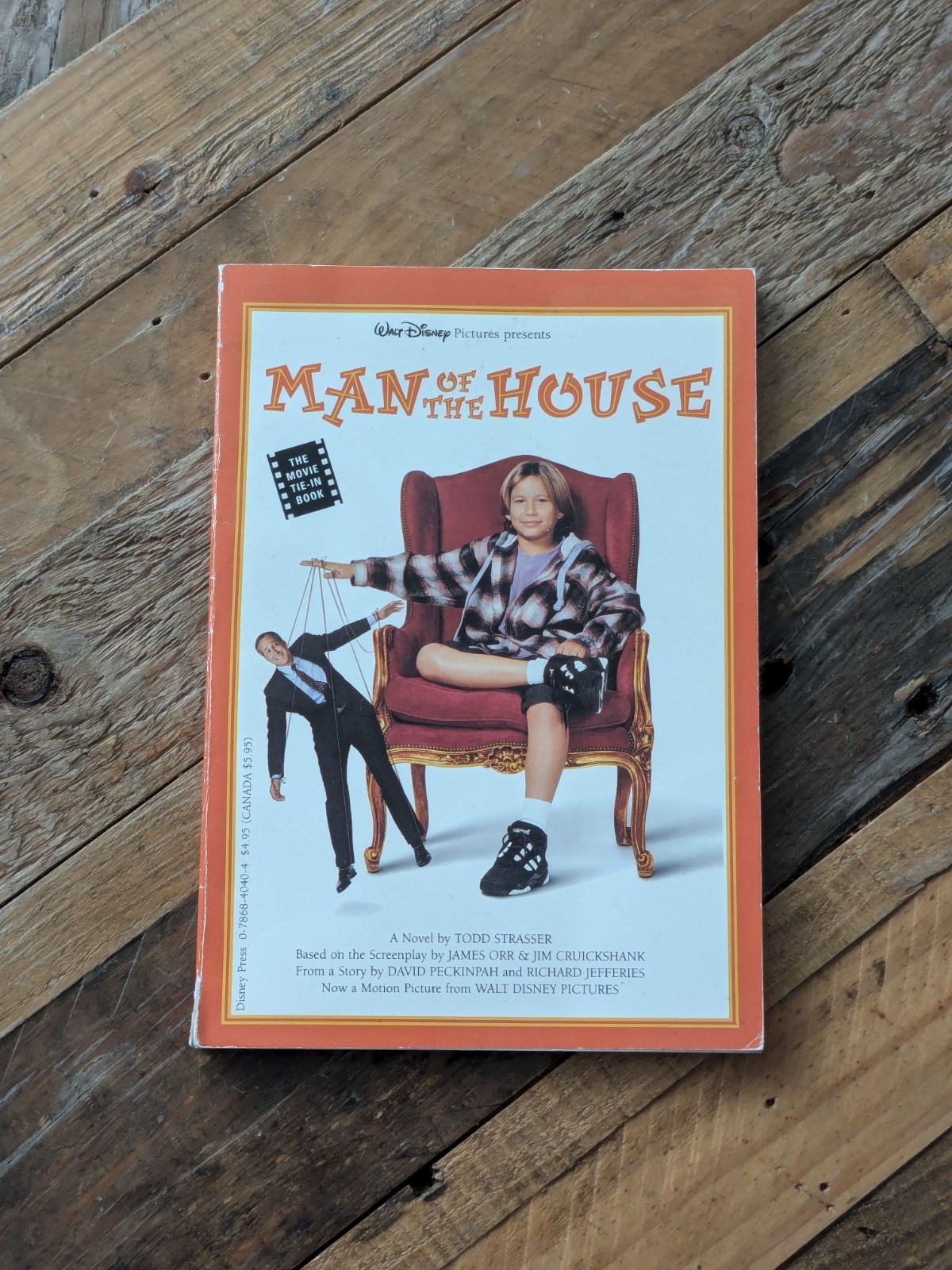 Man of the House: Movie Tie-In Todd Strasser paperback Vintage Very Good