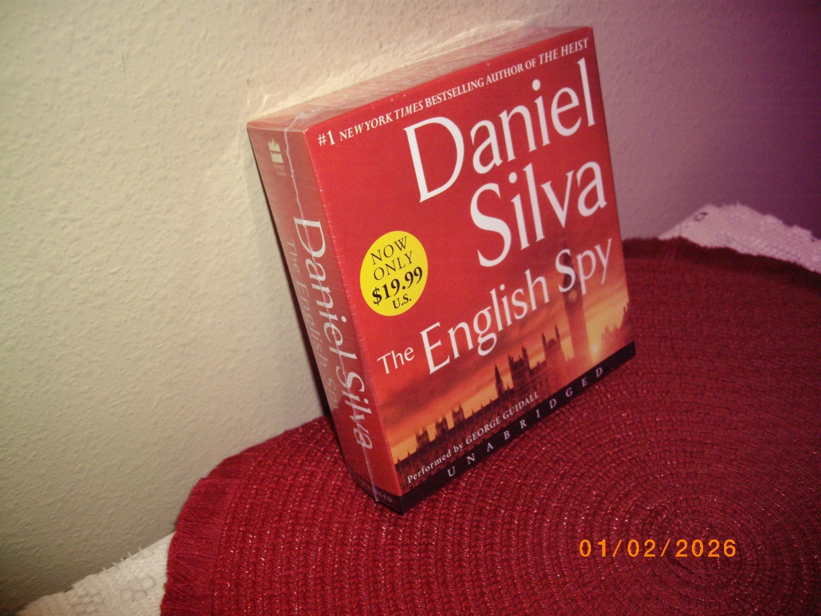 Daniel Silva/ The English Spy / 12 Hours / 10 Compact Discs / New and Sealed