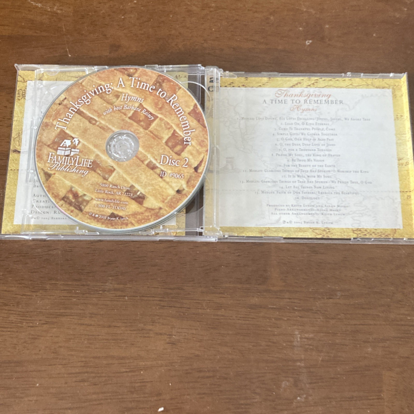 Thanksgiving: A Time to Remember Audiobook CD Barbara Rainey FamilyLife Bonus CD