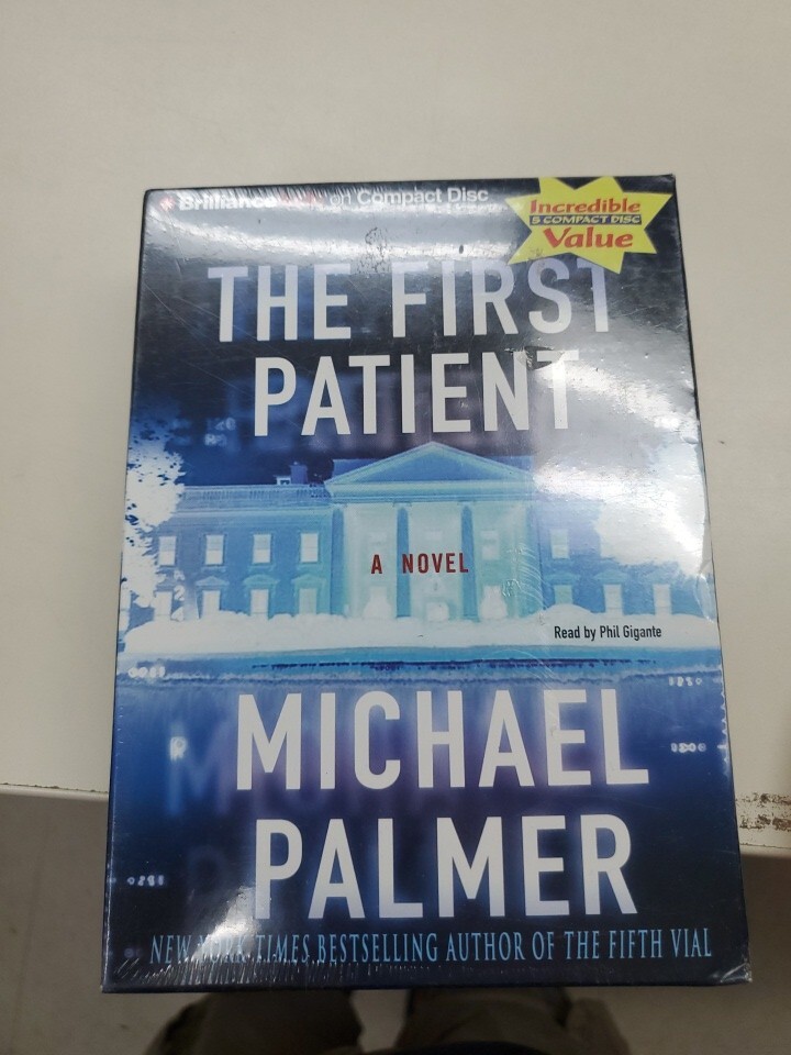 The First Patient Audiobook By Michael Palmer Audio CD Abridged New Sealed
