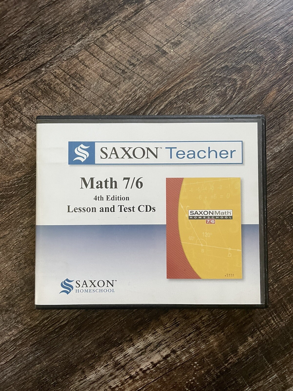 Saxon Math 7/6 Homeschool: Saxon Teacher CD ROM 4th Edition