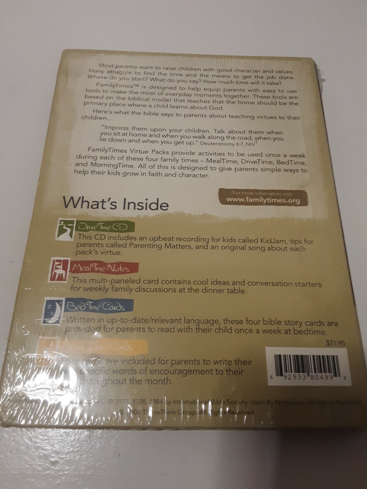 Family Times Joy CD Audio Book Christian Bible Church Brand New Factory Sealed