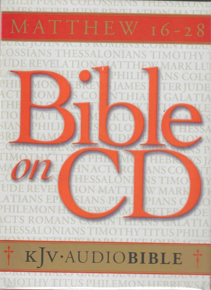KJV Bible on CD NEW! Audio #2 MARK 16-28, Grace of God, Faith, Forgive, Gospel
