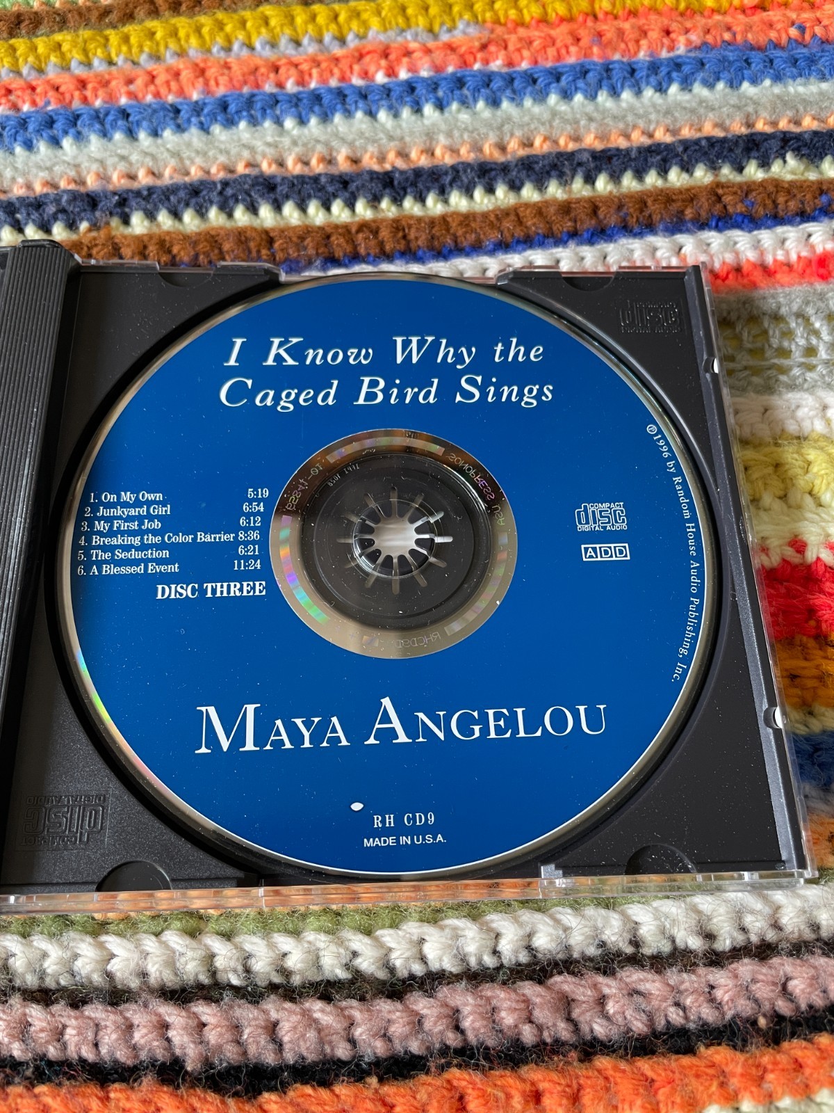 I Know Why the Caged Bird Sings Audiobook 3-CD Maya Angelou Read by Author 1996