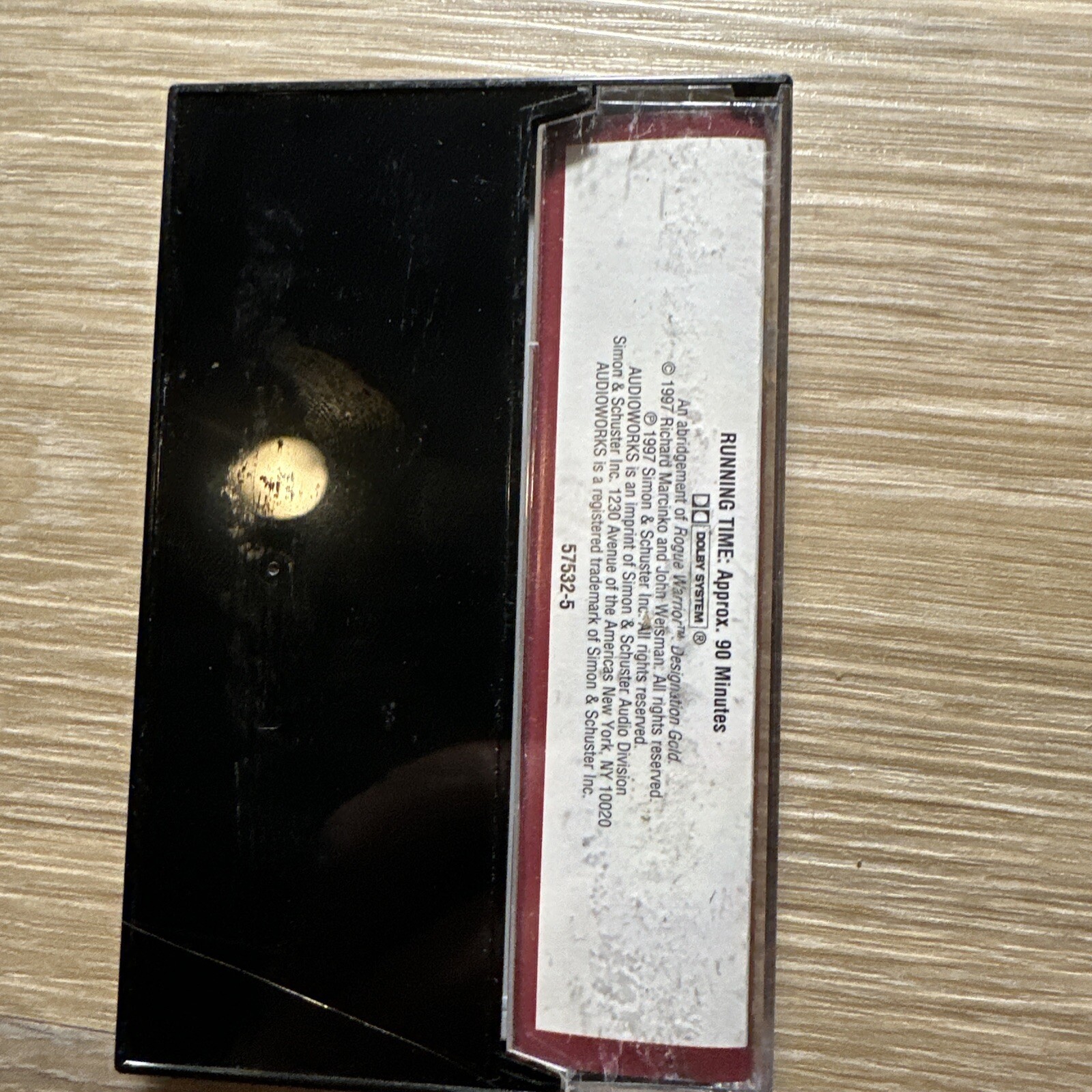 Cassette AUDIOBOOKS Rogue Warrior Cell Designation Gold Richard Marcinko