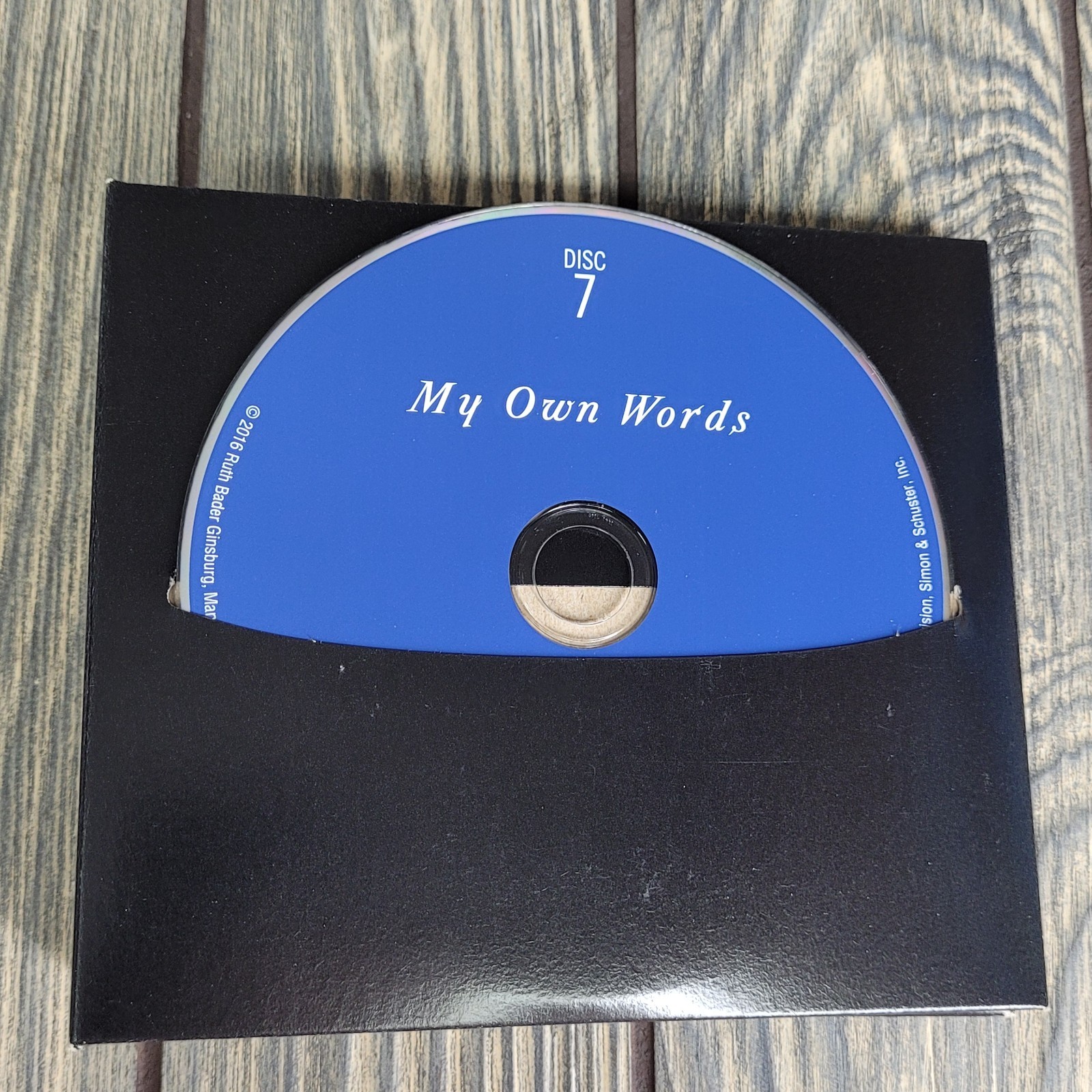 Ruth Bader Ginsburg: My Own Words (10 CD Audiobook) Excellent Open/Unused